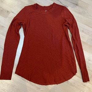 Aerie Real Soft Ribbed Long Sleeve Top